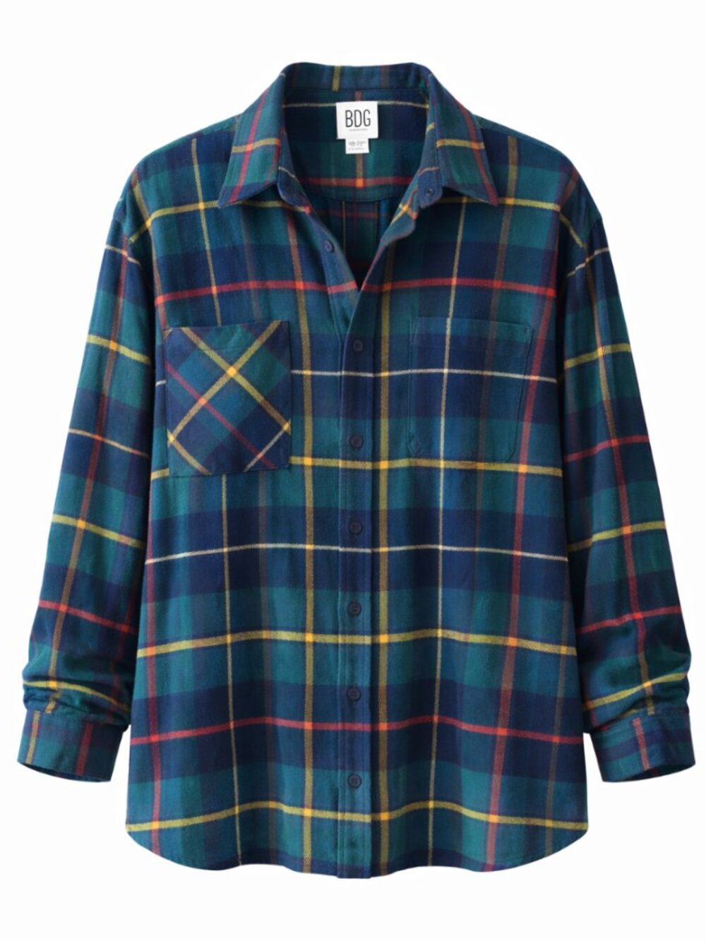 BDG / Urban Outfitters • plaid button-down shirt